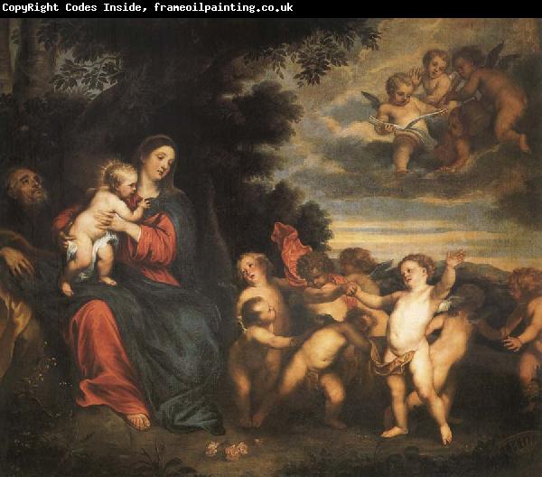 Anthony Van Dyck The rest in the flight to Egypt